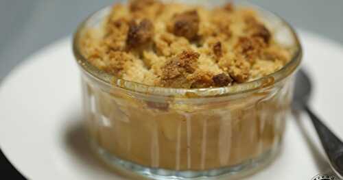 Crumble pommes rhubarbe 