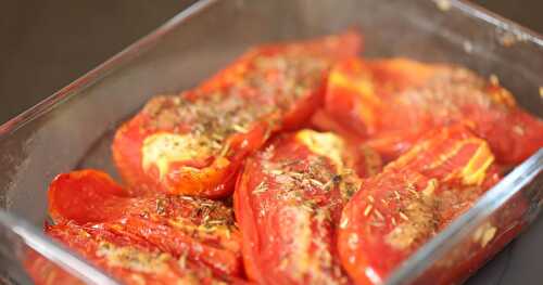 Tomates rôties aux herbes 