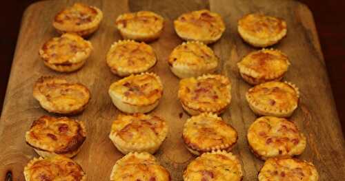 Mini quiches apéritives (pas à pas en photos) 