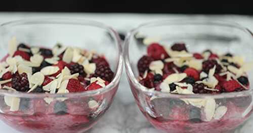 Perles du Japon amandes fruits rouges 