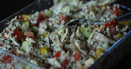 Taboulé de quinoa au poulet 