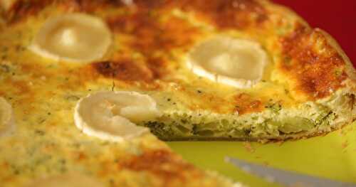 Quiche végétarienne aux brocolis et chèvre 