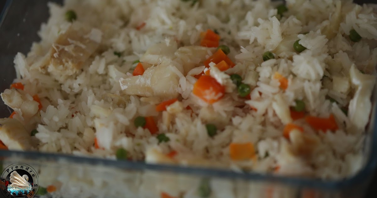 Cabillaud vapeur au riz et légumes 