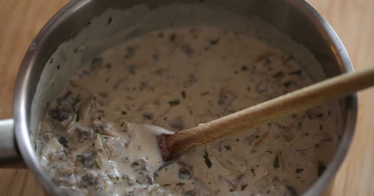 Sauce aux champignons et à l'estragon 