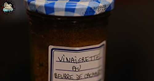 Vinaigrette au beurre de cacahuètes 