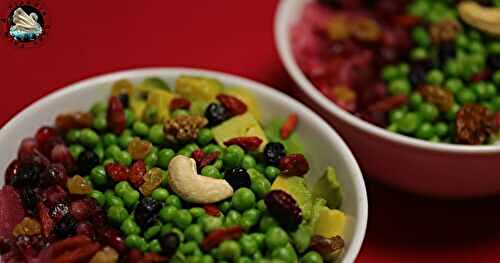 Buddha bowl rose et vert 