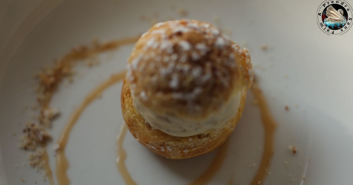 Choux glacés vanille pépites de chocolat 