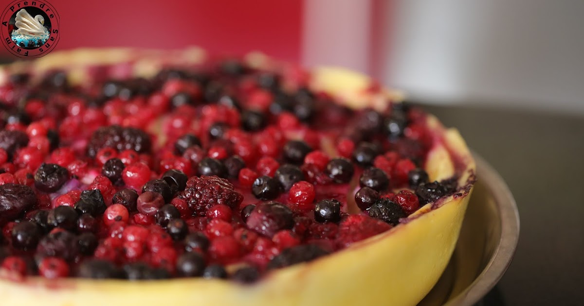 Flan aux fruits rouges 