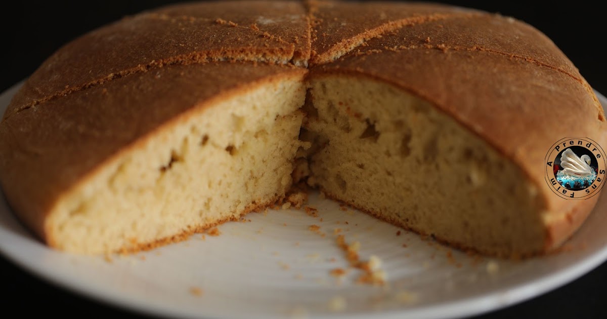 Gâteau brioché vanille au levain 