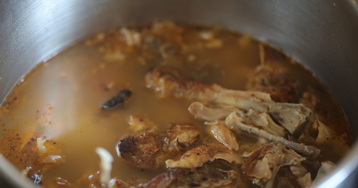 Bouillon de poulet anti gaspillage  