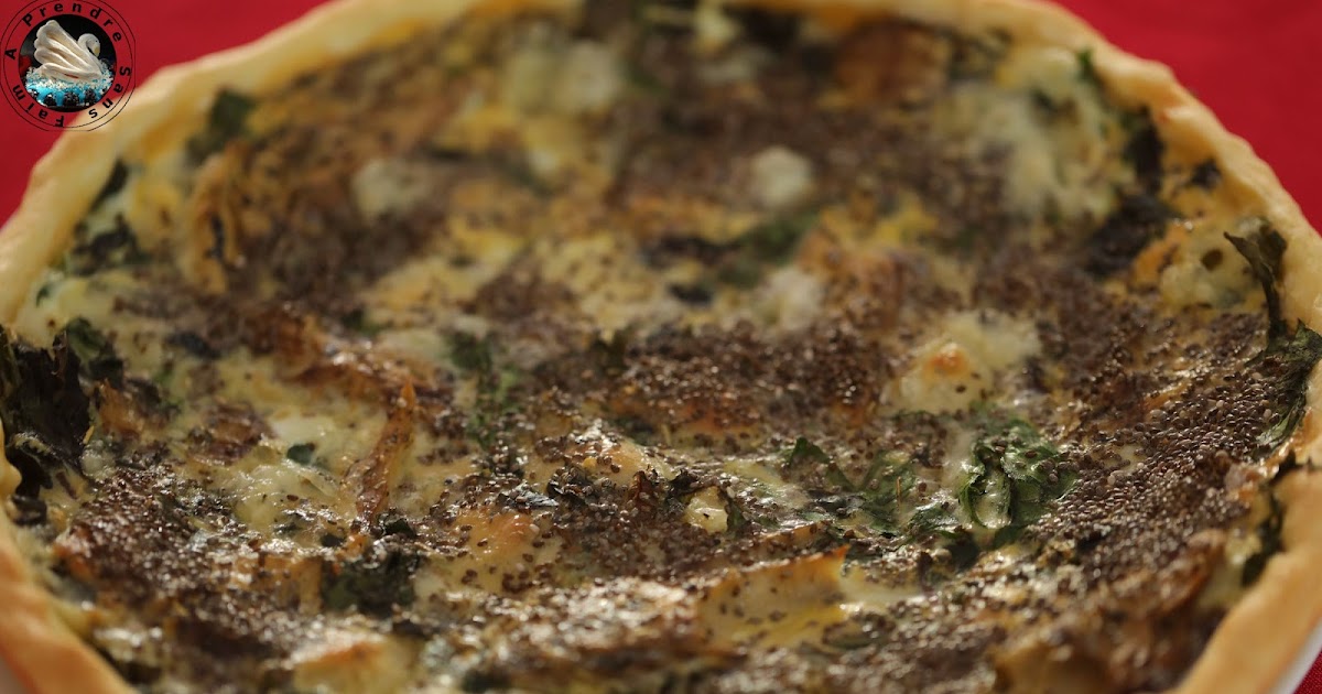 Quiche maquereaux blettes au fromage 