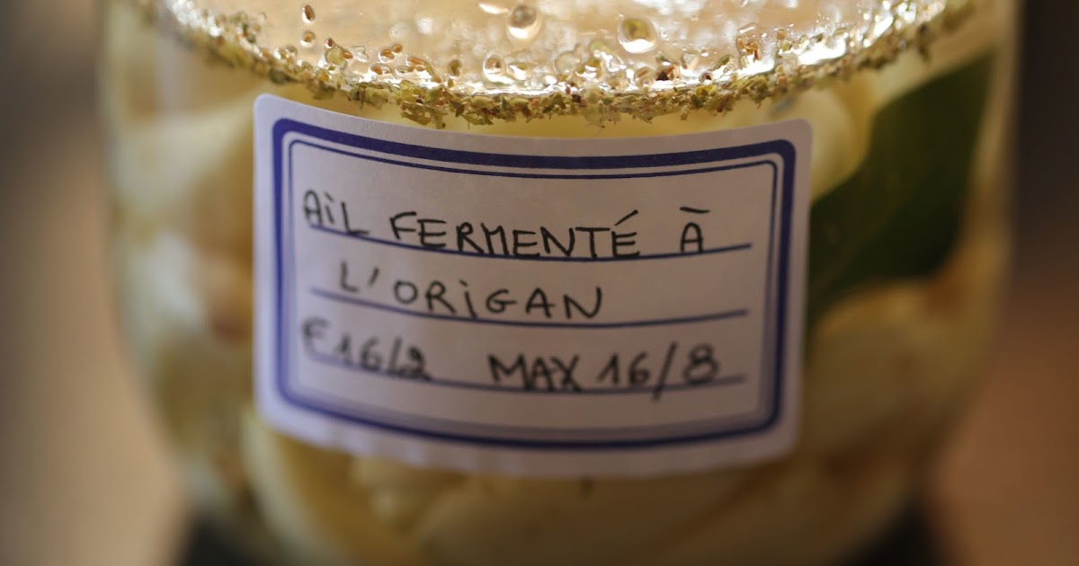 Ail fermenté à l'origan 