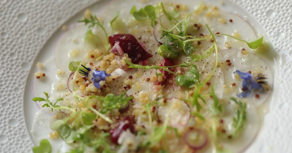 Carpaccio de navets au quinoa 