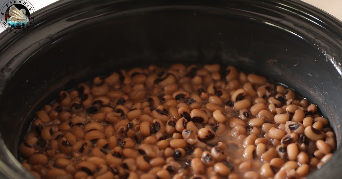 Cornilles à la mijoteuse, haricots feijao frade portugais 