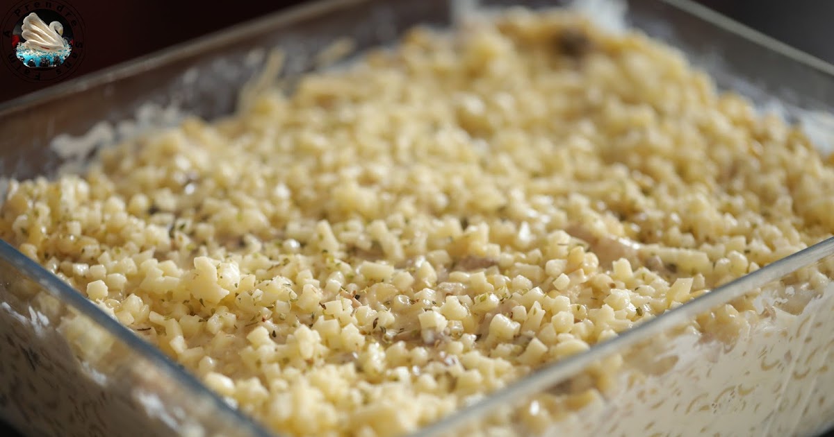 Gratin de coquillettes aux champignons à la crème 