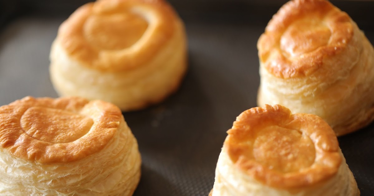 Croûtes feuilletées pour Bouchées à la Reine fait maison 