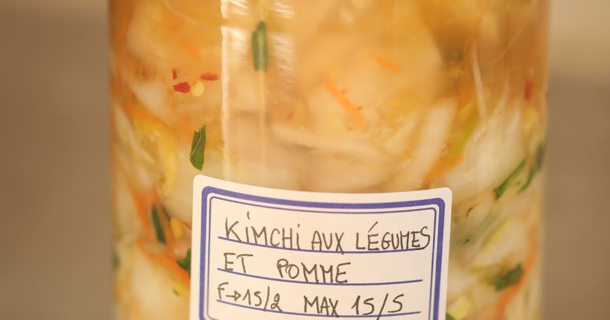 Kimchi aux légumes et pomme 
