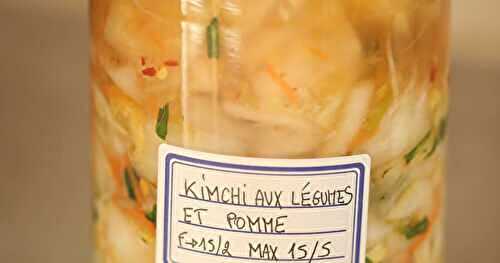 Kimchi aux légumes et pomme 