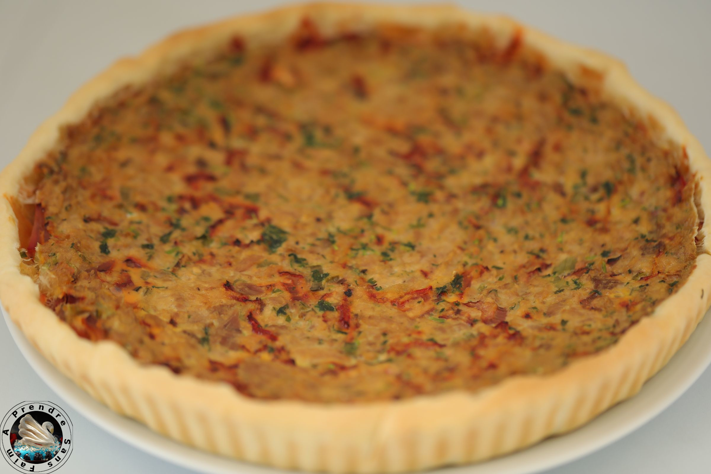 Quiche aux côtes de blettes fromage et thon 