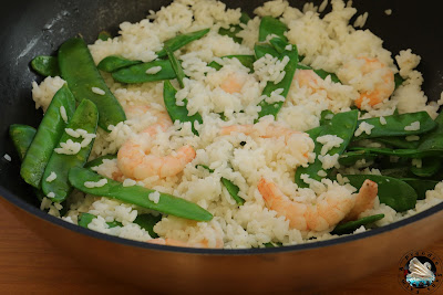 Riz sauté aux crevettes 