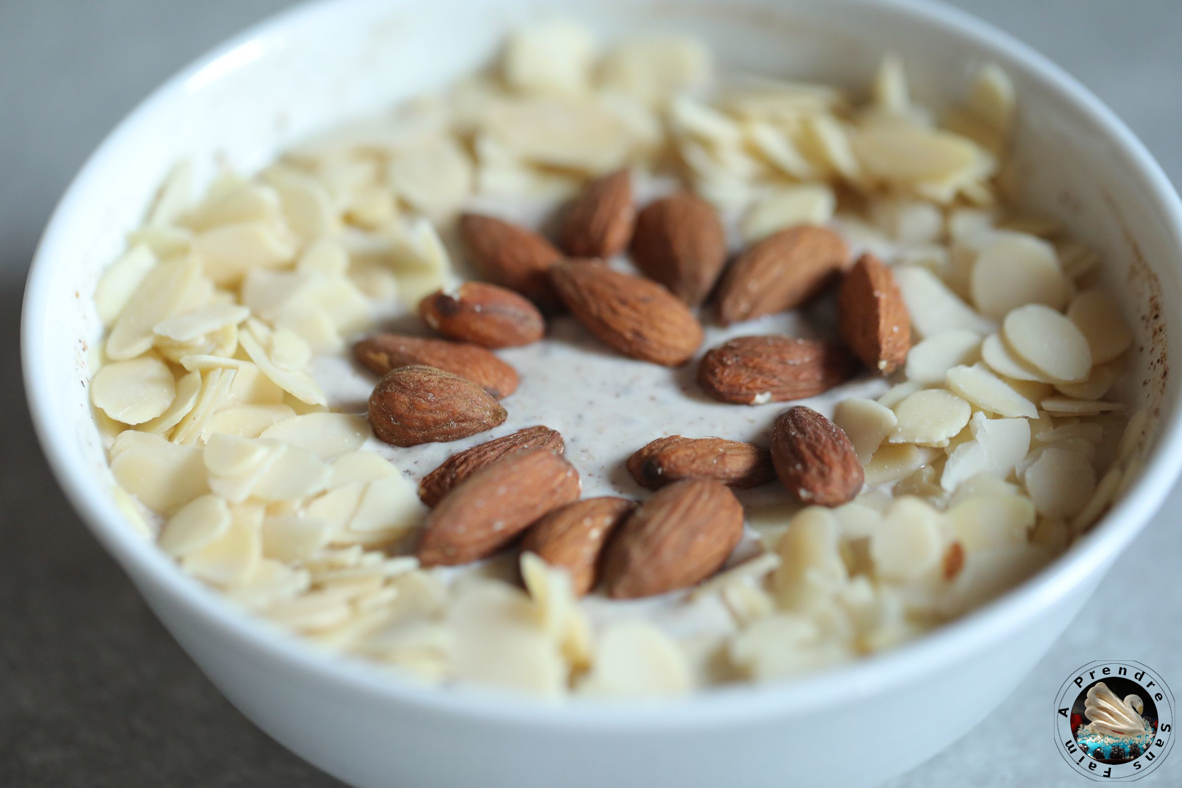 Chia pudding avoine amandes 