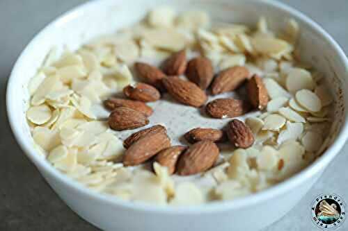 Chia pudding avoine amandes 