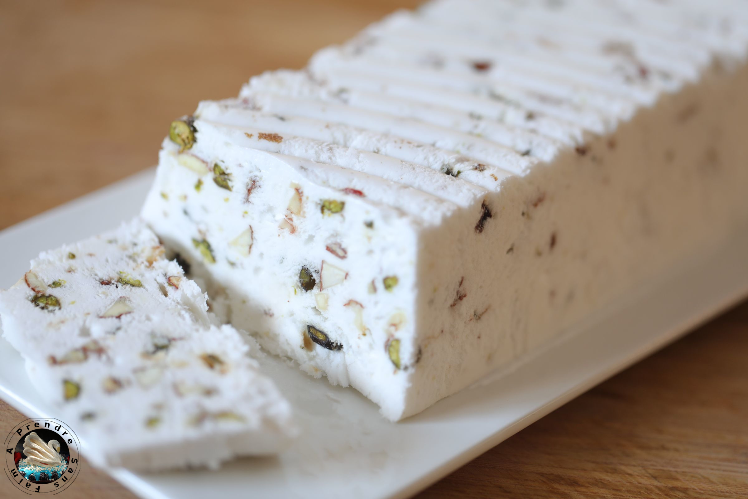 Nougat glacé à IG bas (pas à pas en photos) 