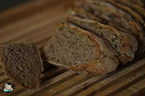 Pain au levain semi complet aux graines 