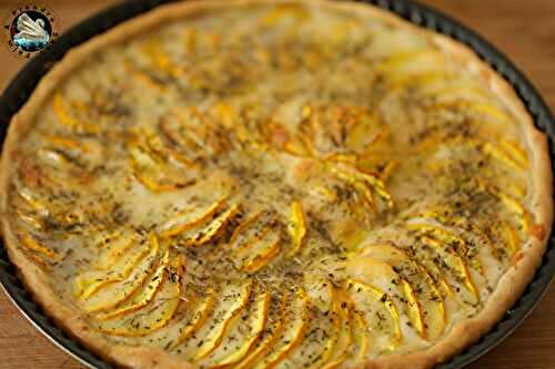 Tarte courgettes mozzarella 