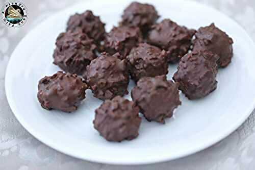 Truffes aux haricots rouges amandes chocolat 