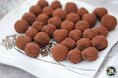 Truffes chocolat menthe poivrée (pas à pas en photos) 