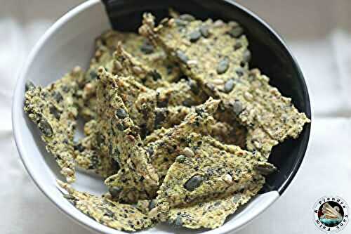Crackers sans farine aux graines et curry (pas à pas en photos) 