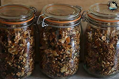 Muesli croustillant sans sucre aux graines et fruits secs 