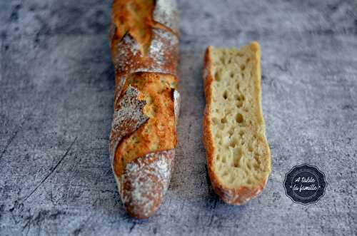 Baguette tradition croustillante comme chez le boulanger