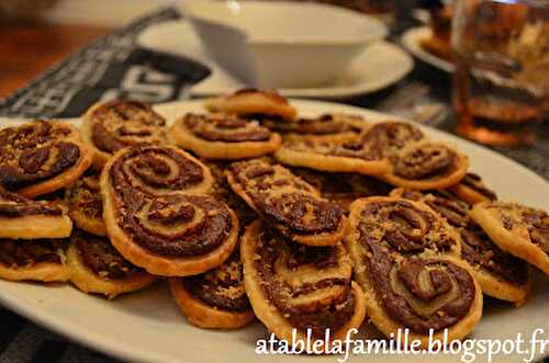 Petits palmiers au coco et Nutella