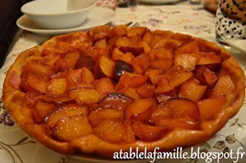 Tarte tatin aux nectarines