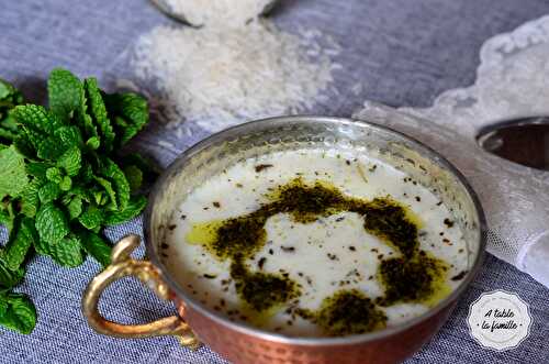 Yayla çorbasi - Soupe de yaourt