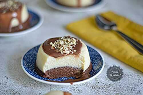 Dessert bicolore à la semoule