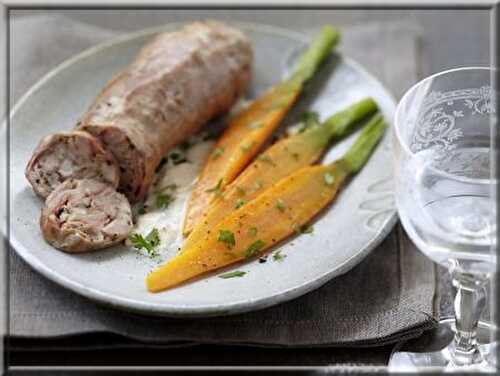 Andouillette au Chablis – Carottes Fondantes aux Herbes