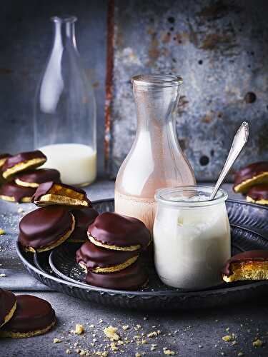 Biscuits moelleux au yaourt, chocolat & orange