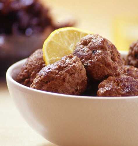 Boulettes de Bœuf à la Compote d’Oignons