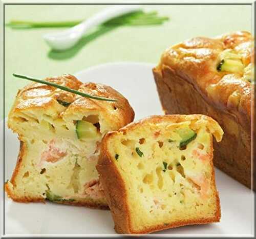 Cake au Saumon de Norvège – Courgettes et Ricotta