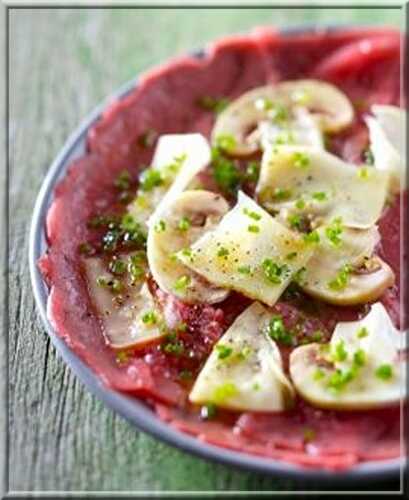 Carpaccio de Bœuf à la Tomme de Savoie