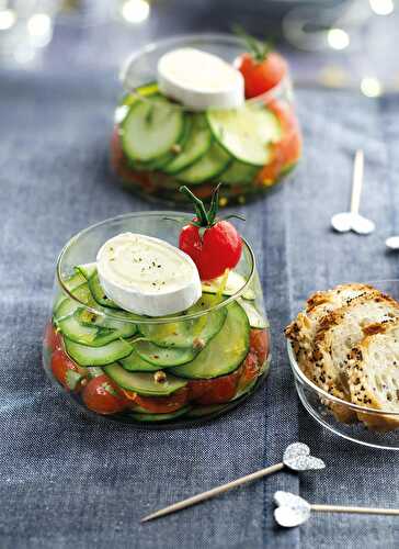 Carpaccio de courgettes et En Cas de Caprice