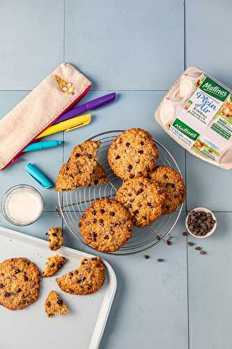 Cookies aux flocons d’avoine et pépites de chocolat