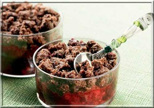 Crumble Chocolat aux Fruits Rouges