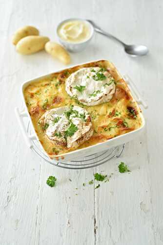 Gratin de Ratte du Touquet au camembert