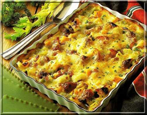 Lasagnes aux Saucisses et Carottes