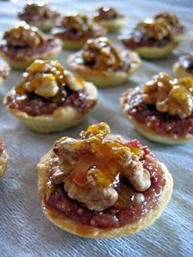 Mini Tartelettes aux Noix et aux Figues