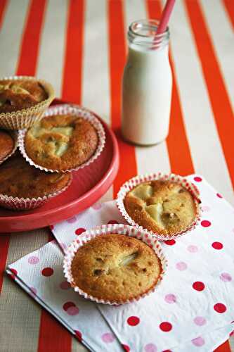 Muffins aux poires et aux noix